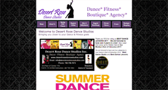 Desktop Screenshot of desertrosedancestudios.com